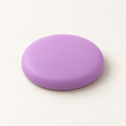Purple lavender round silicone door knob wall protector by Kindwall